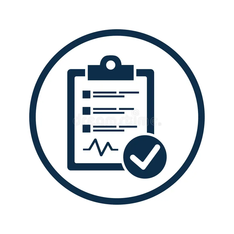 beautiful simple illustration diagnostic report icon 139738349